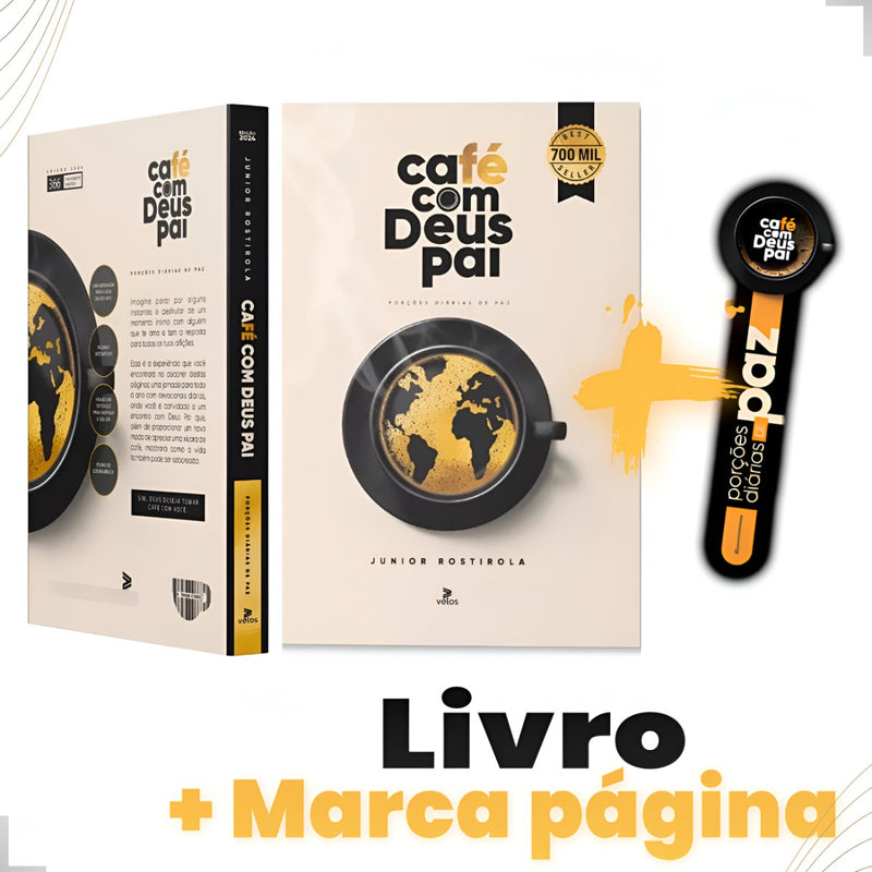 Café Com Deus Pai Livro Nova Edição 2024 Lançamento + Marca Página