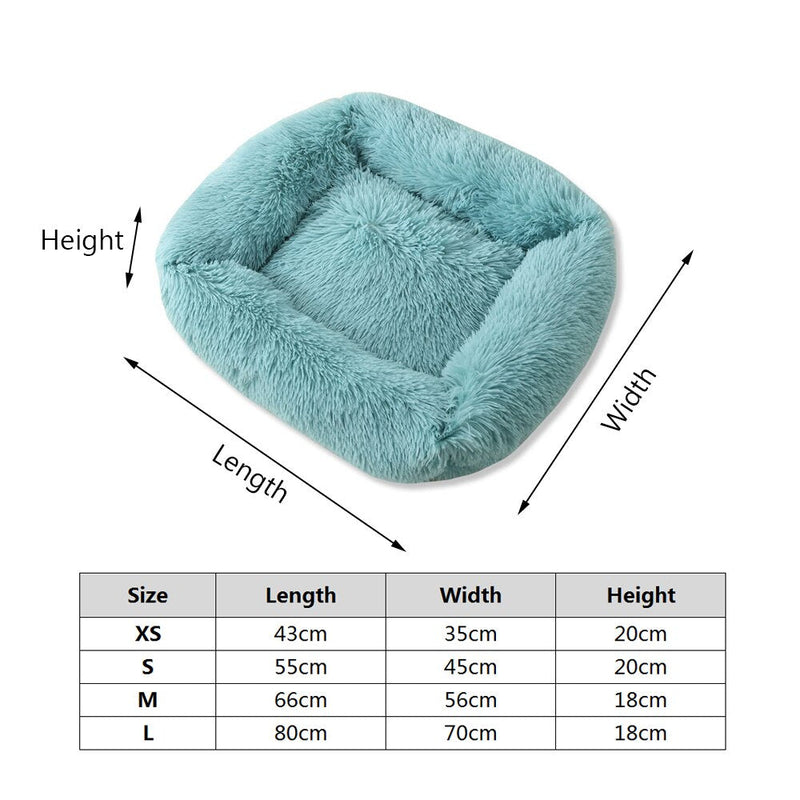 Cama para Cachorros e Gatos - Plush Square -casadayofertas 🔥