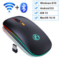 Mouse Wireless Bluetooth RGB Recarregável iMice-Casa Day Ofertas 🔥