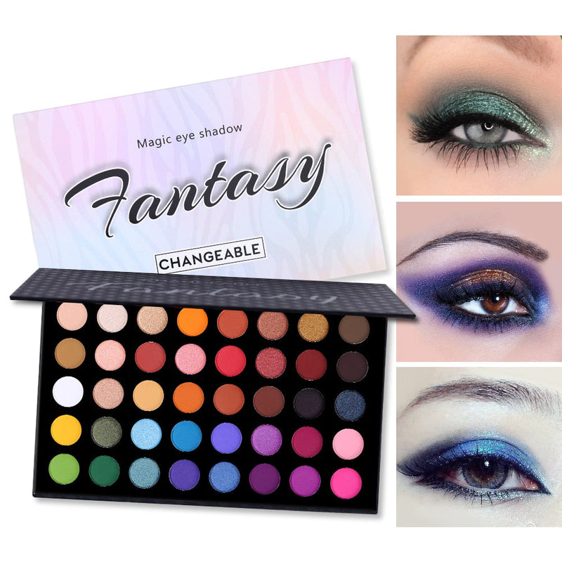 Paleta de Sombras UCANBE - 40 Cores.